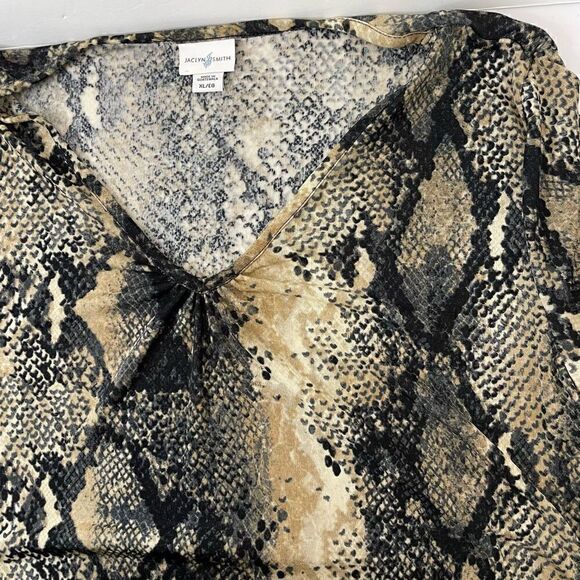 Jaclyn Smith| XLarge | snake print| stretch| Lightweight - Picture 9 of 10